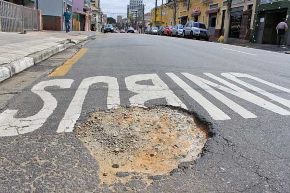 Buraco da Semana: Rua Tuiuti