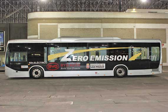 Primeiros ônibus movidos à bateria vão circular na ZL