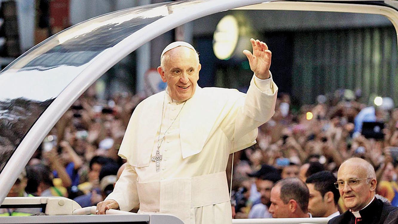 Papa Francisco conquista o coração dos brasileiros