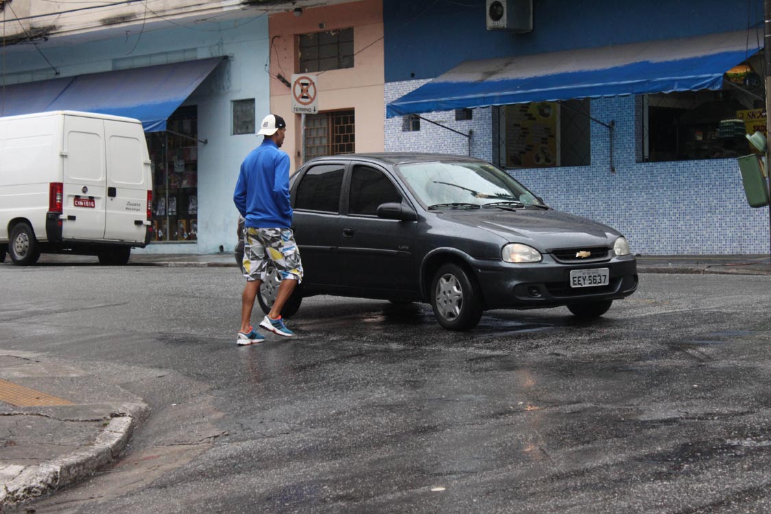 E as faixas de pedestre?