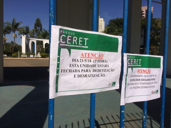 Fechado para dedetização