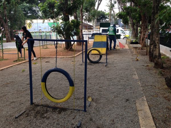 Parcão: limpeza e manutenção