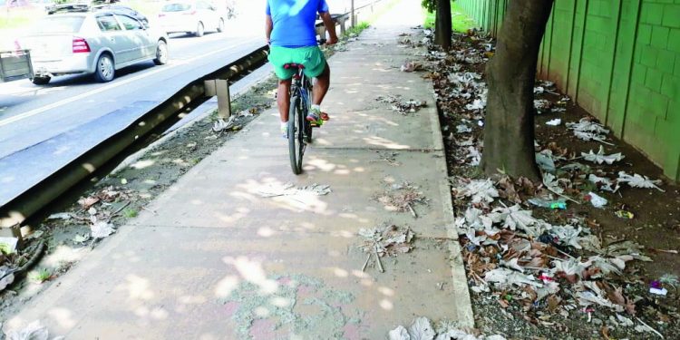 Ciclofaixas e ciclovia do Tatuapé estão sem manutenção