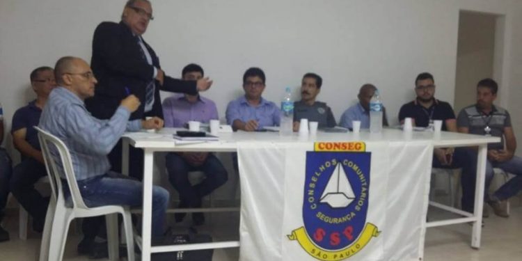 Reunião de segurança no Conseg Pq São Jorge