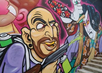 Grafite dá nova vida ao ‘Beco da Penha’