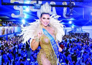 Escola de Samba Acadêmicos do Tatuapé tem musa de bateria