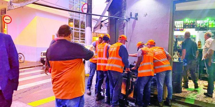 Bares do Tatuapé são fechados em operação da subprefeitura, PM e delegacia