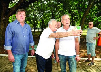 Secretário do Verde e do Meio Ambiente inspeciona obras do Parque do Tatuapé
