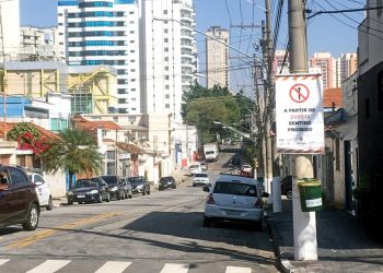CET implanta mão única de direção na Rua Emílio Mallet, no Tatuapé