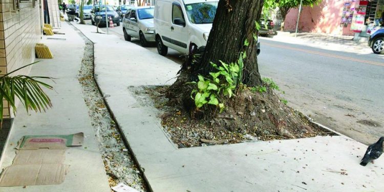 Até quando vão as falhas nas obras das calçadas do Tatuapé?