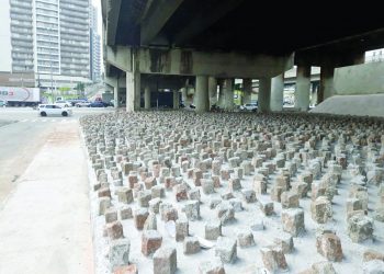 Obras sob o Viaduto Antonio de Paiva Monteiro, no Belém, são criticadas