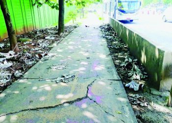 Ciclovia da Radial Leste é destruída antes de reforma