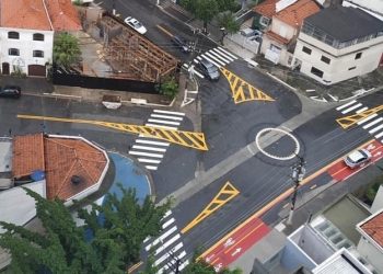 Nova ciclofaixa chega à Rua Bento Gonçalves, no Jardim Anália Franco