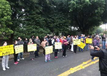 Moradores do Jd. Têxtil programam 3 protestos contra derrubada de árvores pelo Metrô