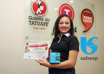 Campeã do concurso de redação Sabesp pede limpeza de rios e fim do desperdício de água
