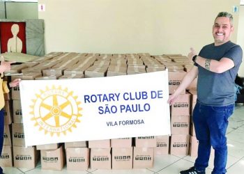 Rotary Vila Formosa entrega cestas básicas para famílias em situação de vulnerabilidade
