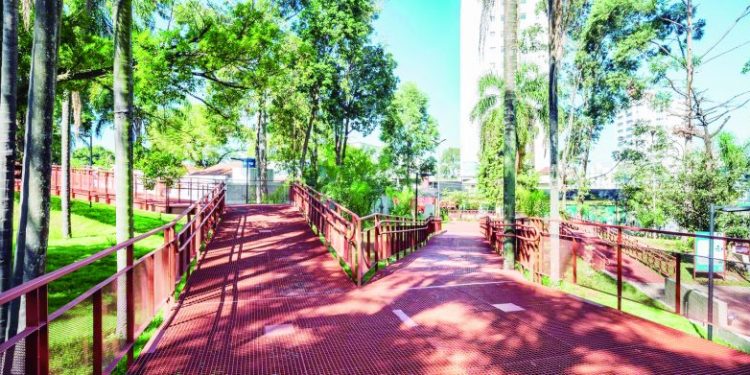 Parque Sabesp Mooca é opção de lazer na Avenida Paes de Barros