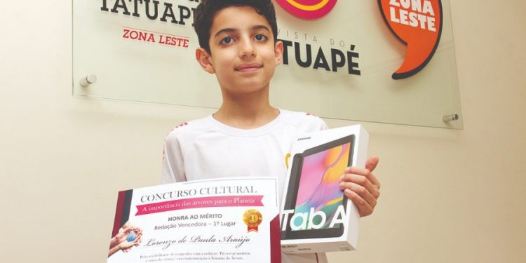 Vencedor de concurso da Sabesp defende as árvores e a reciclagem