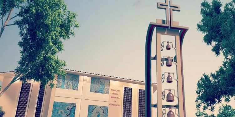 Campanário da Paróquia Nossa Sra. da Conceição chega em novembro
