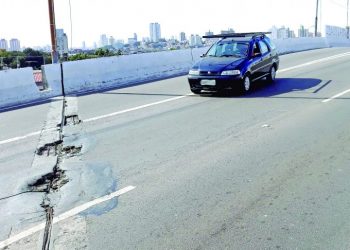 Processo de degradação aumenta sobre Viaduto Antônio Abdo, no Tatuapé