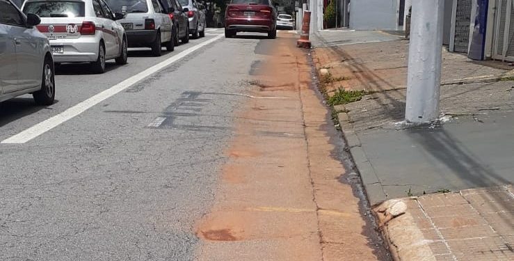 Moradora reclama de buracos causados por ônibus na Rua Serra de Botucatu