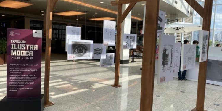 Mooca Plaza Shopping recebe exposição com desenhos produzidos por moradores da Mooca