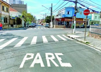 Cruzamento no Parque São Jorge ganha nova sinalização para conter acidentes