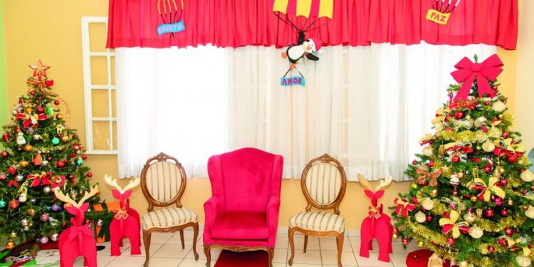 ‘Casa do Papai Noel’ pode ser visitada no prédio do Lar Sírio, na Rua Serra de Bragança