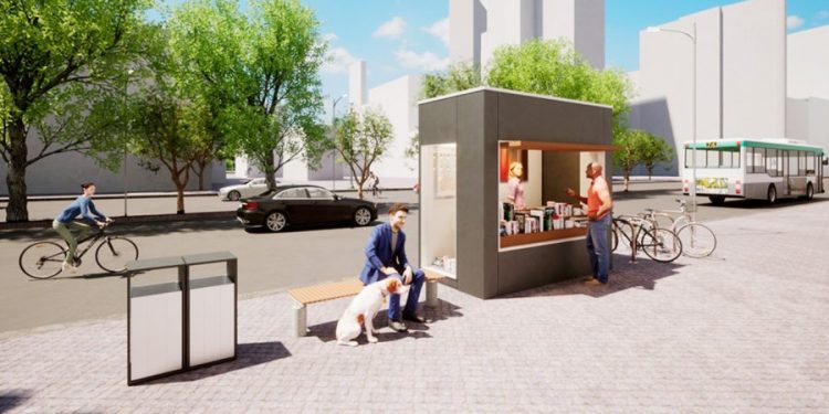 Antigas bancas de jornal serão transformadas em comércios