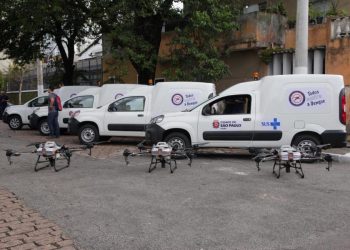 Prefeitura começa a usar drones com disparo de larvicida para combater o avanço da dengue