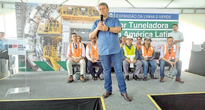 Governador vai às obras do Metrô, na Vila Formosa, para acompanhar o ‘tatuzão’