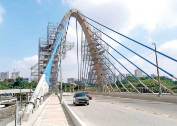 Viaduto estaiado do Tatuapé está em obras com verbas de mais de R$ 10 milhões