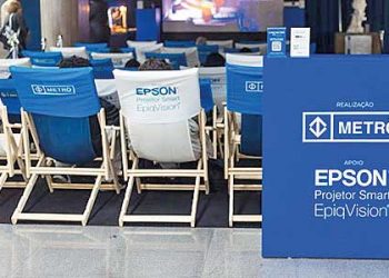 Projeto Cinemetrô, em parceria com a Epson