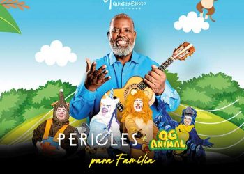 Quintal do Espeto realiza show do cantor Péricles para crianças e famílias
