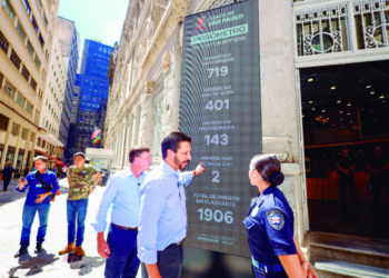 Prefeitura inaugura painel do Smart Sampa com númerosde foragidos capturados