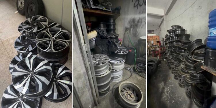 Furto de rodas: policiais do 30º DP localizam depósito de rodas e procuram vítimas
