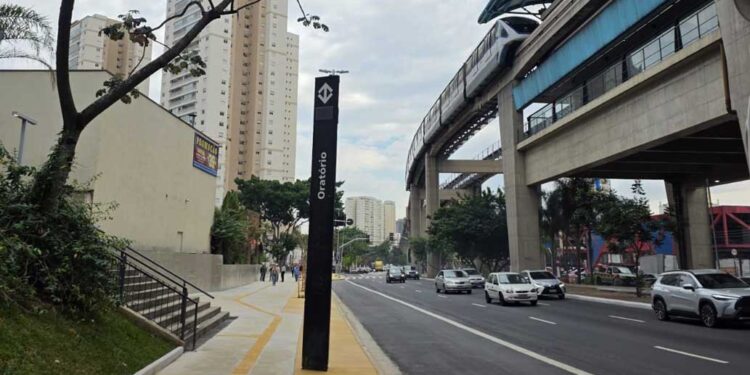 Nova baia de ônibus será entregue nesta sexta-feira na Estação Oratório, da Linha 15-Prata